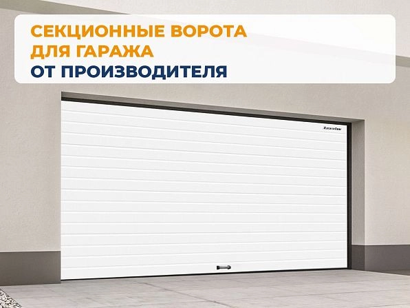 Секционные ворота 2500х2100 мм белые DoorHan RSD02, murmansk.doorhan.ru